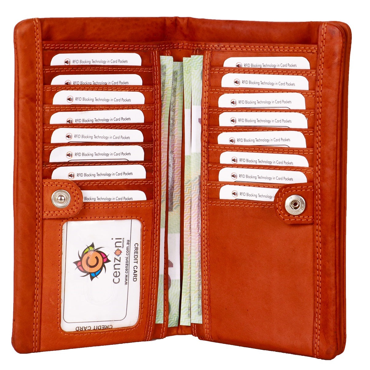 Oil Pullup Ladies Wallets