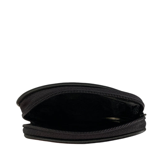 #0005 ~ Sheepskin Small Black Coin Pouch