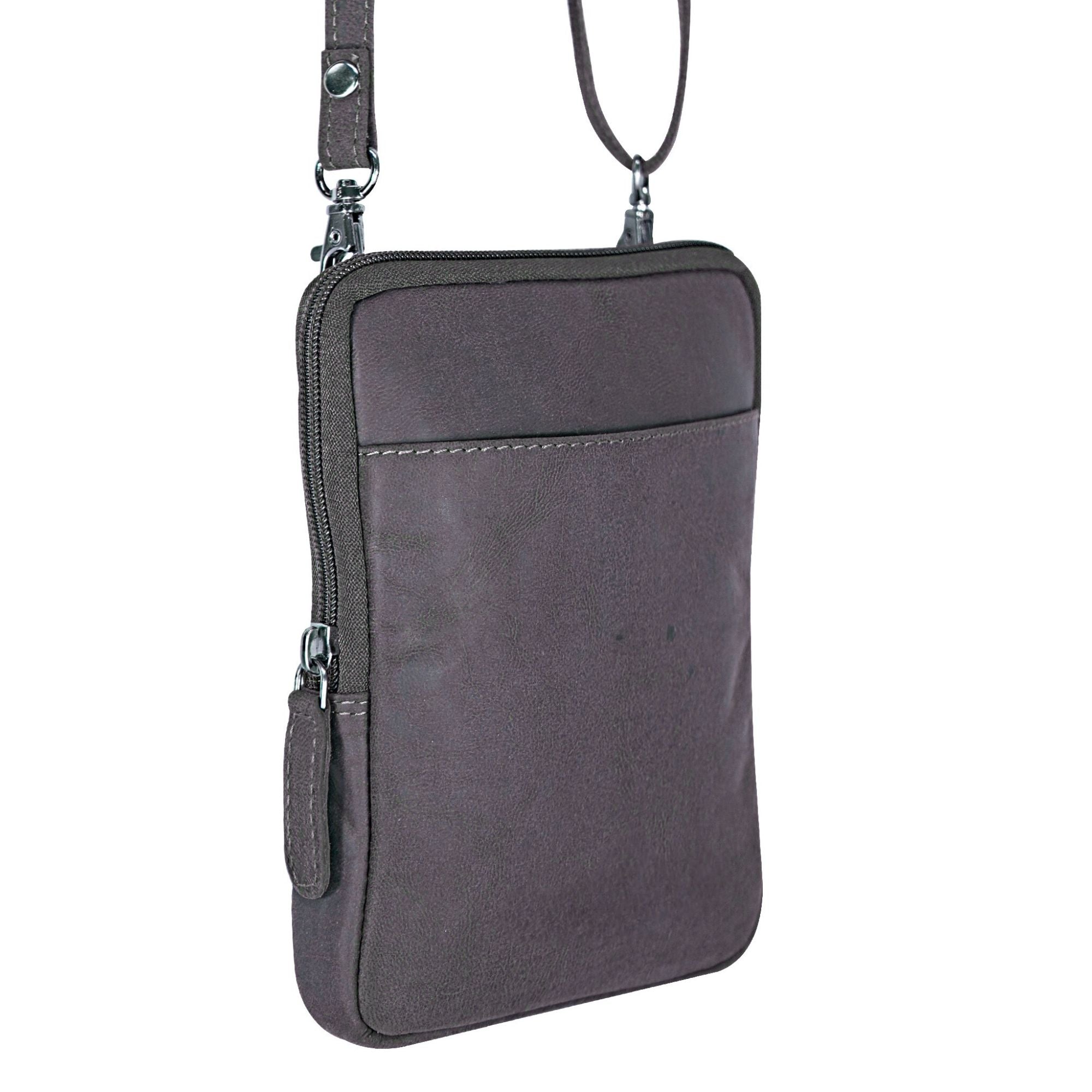 GW2772 ~ Hunter Leather Small Crossbody Bag