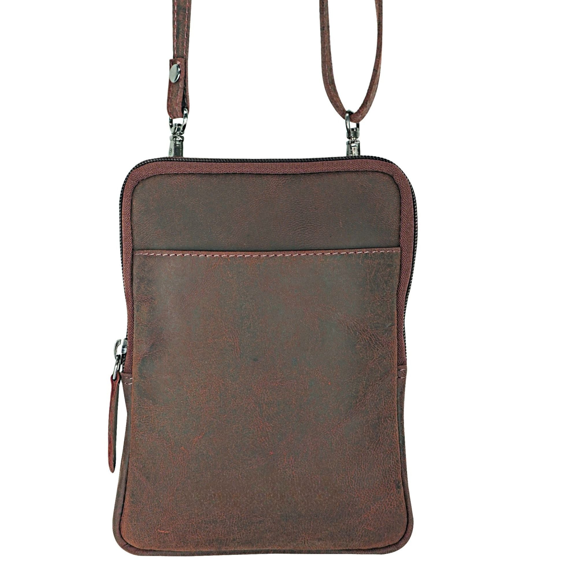 GW2772 ~ Hunter Leather Small Crossbody Bag