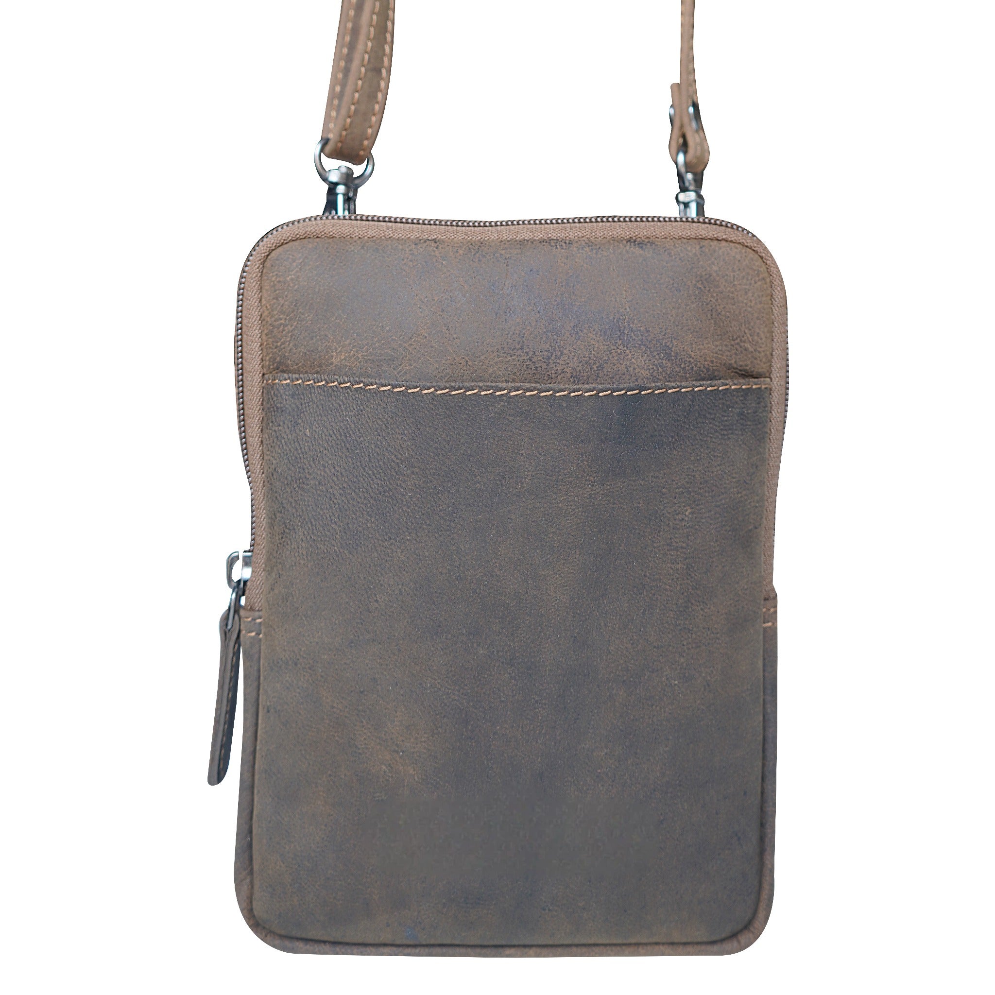 GW2772 ~ Hunter Leather Small Crossbody Bag