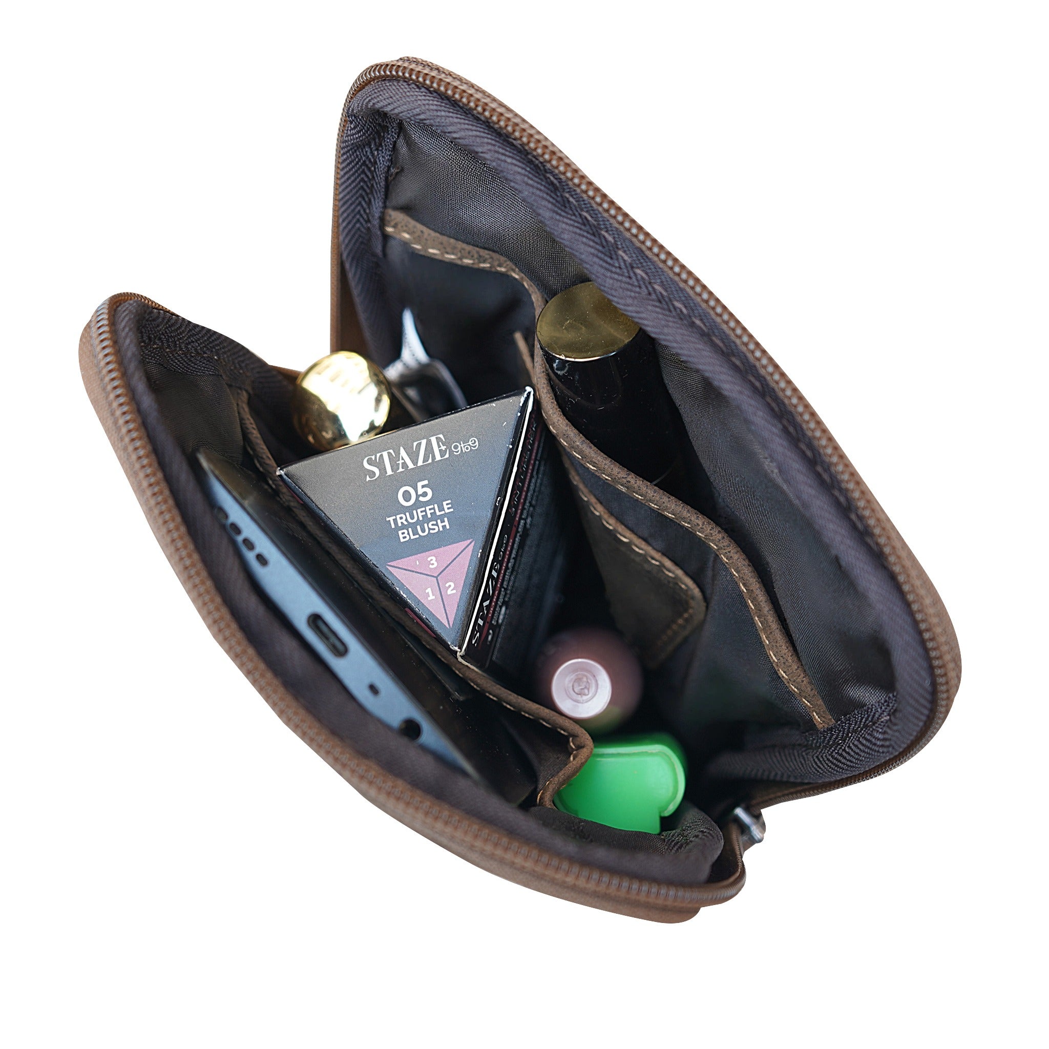 GW2772 ~ Hunter Leather Small Crossbody Bag