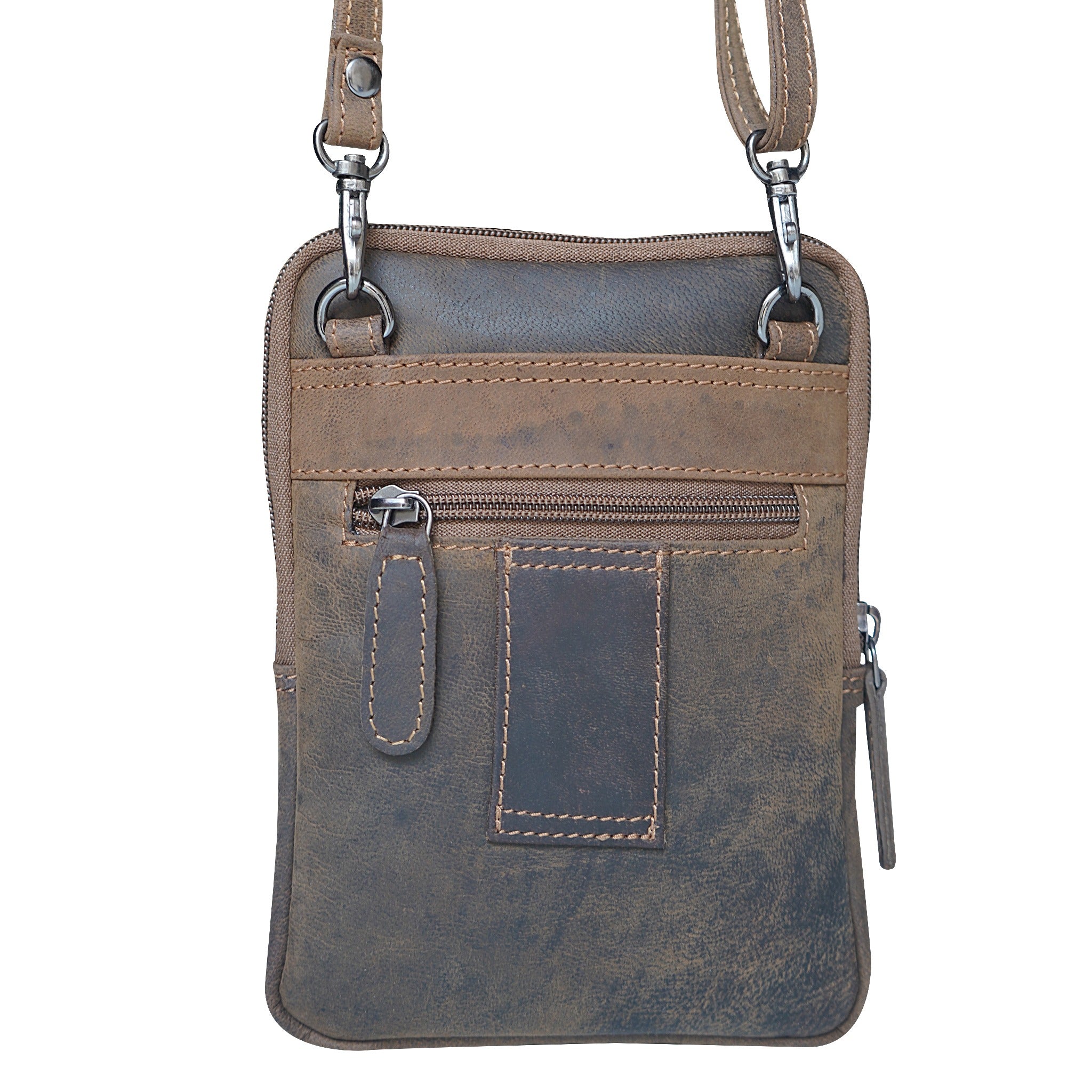 GW2772 ~ Hunter Leather Small Crossbody Bag