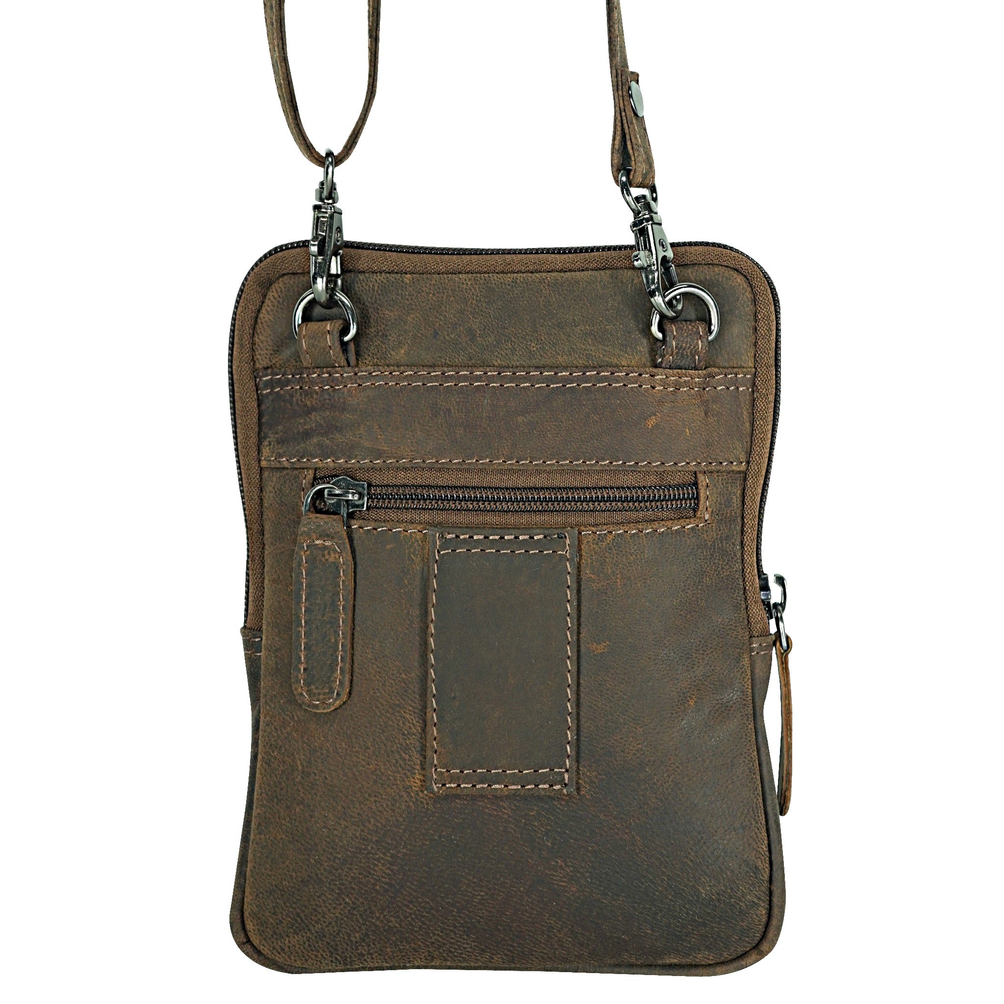 GW2772 ~ Hunter Leather Small Crossbody Bag