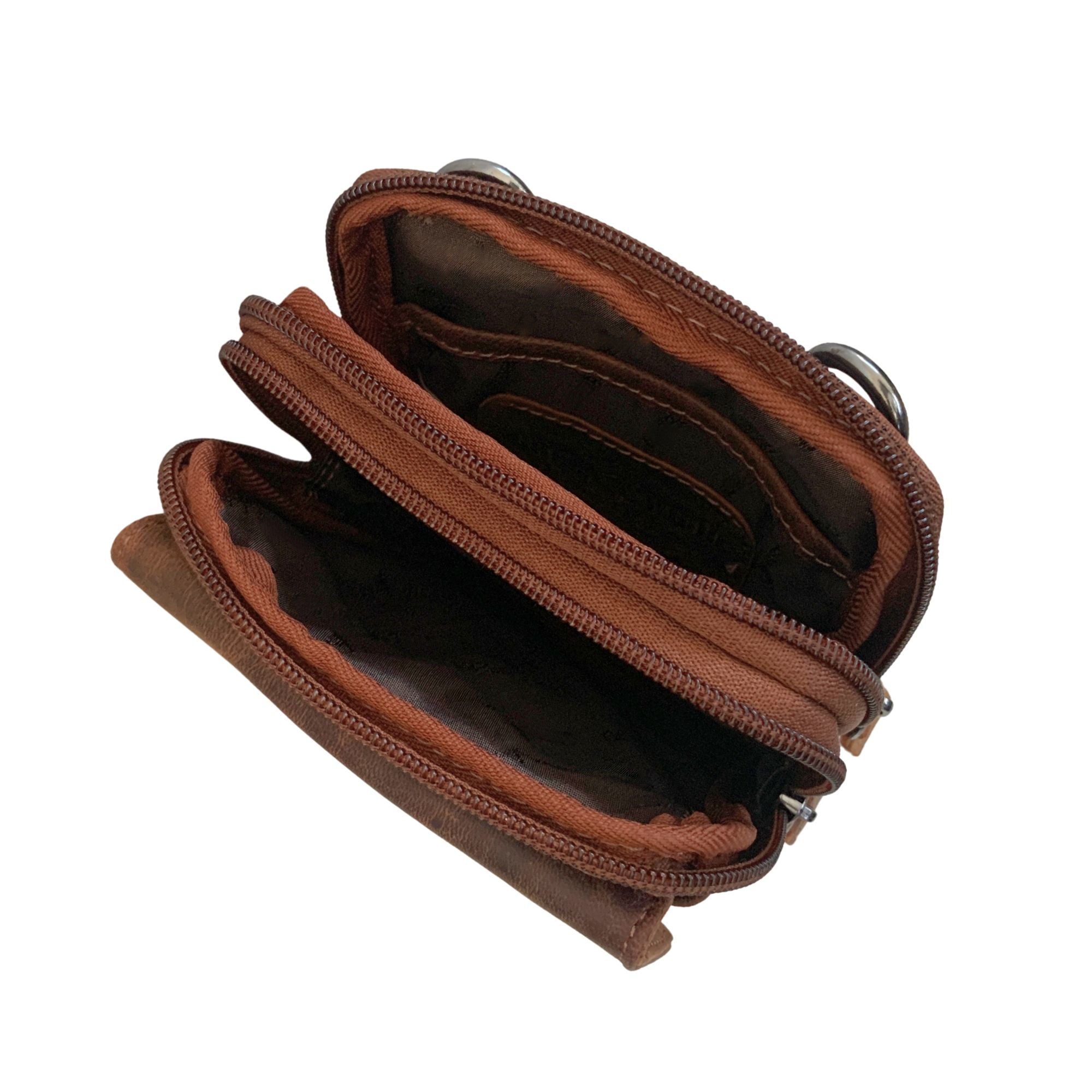 GW3029 ~ Hunter Leather Mini Crossbody Sling