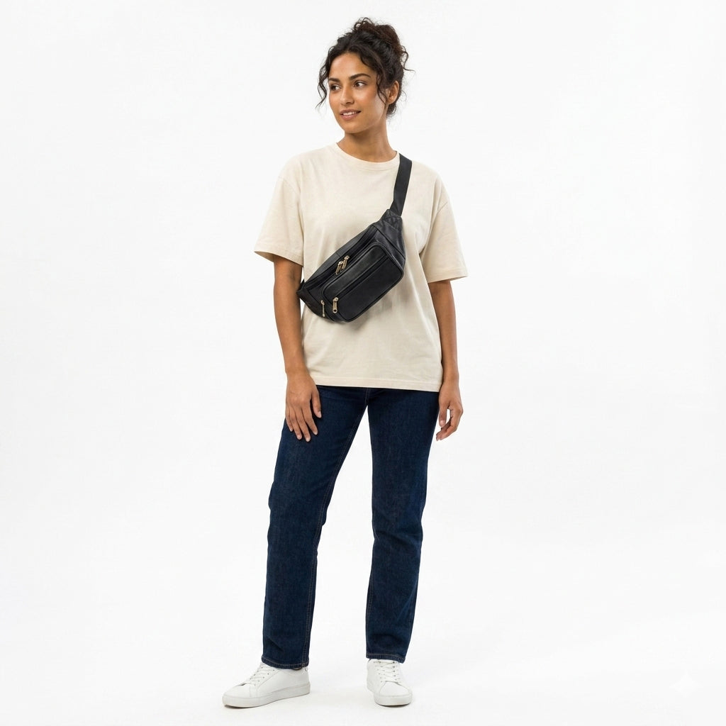 BB051 ~ Sheepskin bum bag