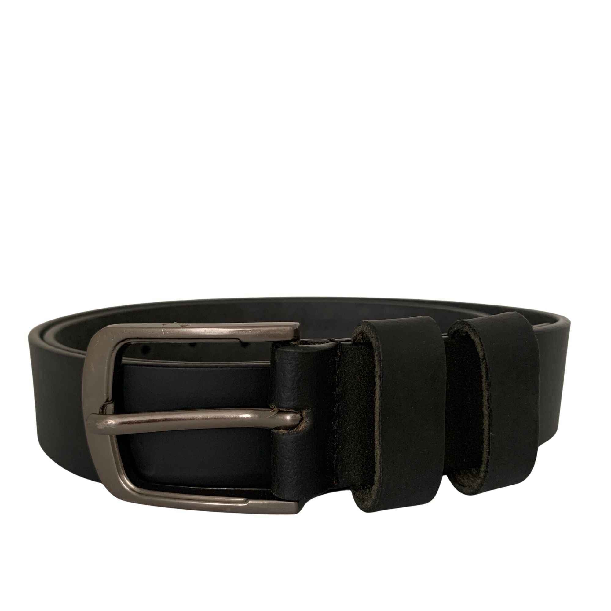 BDDL-40mm ~ Black Leather Belt 40mm