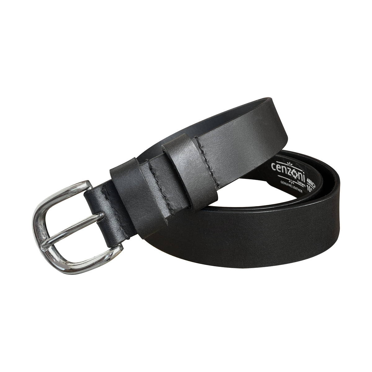 BOP1.5L(N) - Double Loop Leather Belt