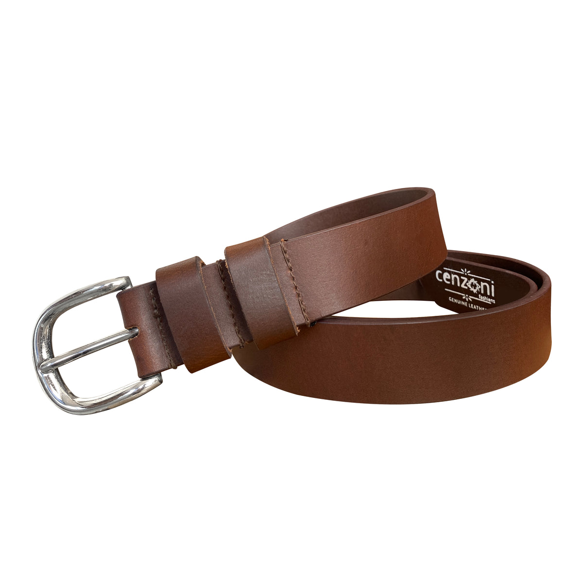 BOP1.5L(N) - Double Loop Leather Belt