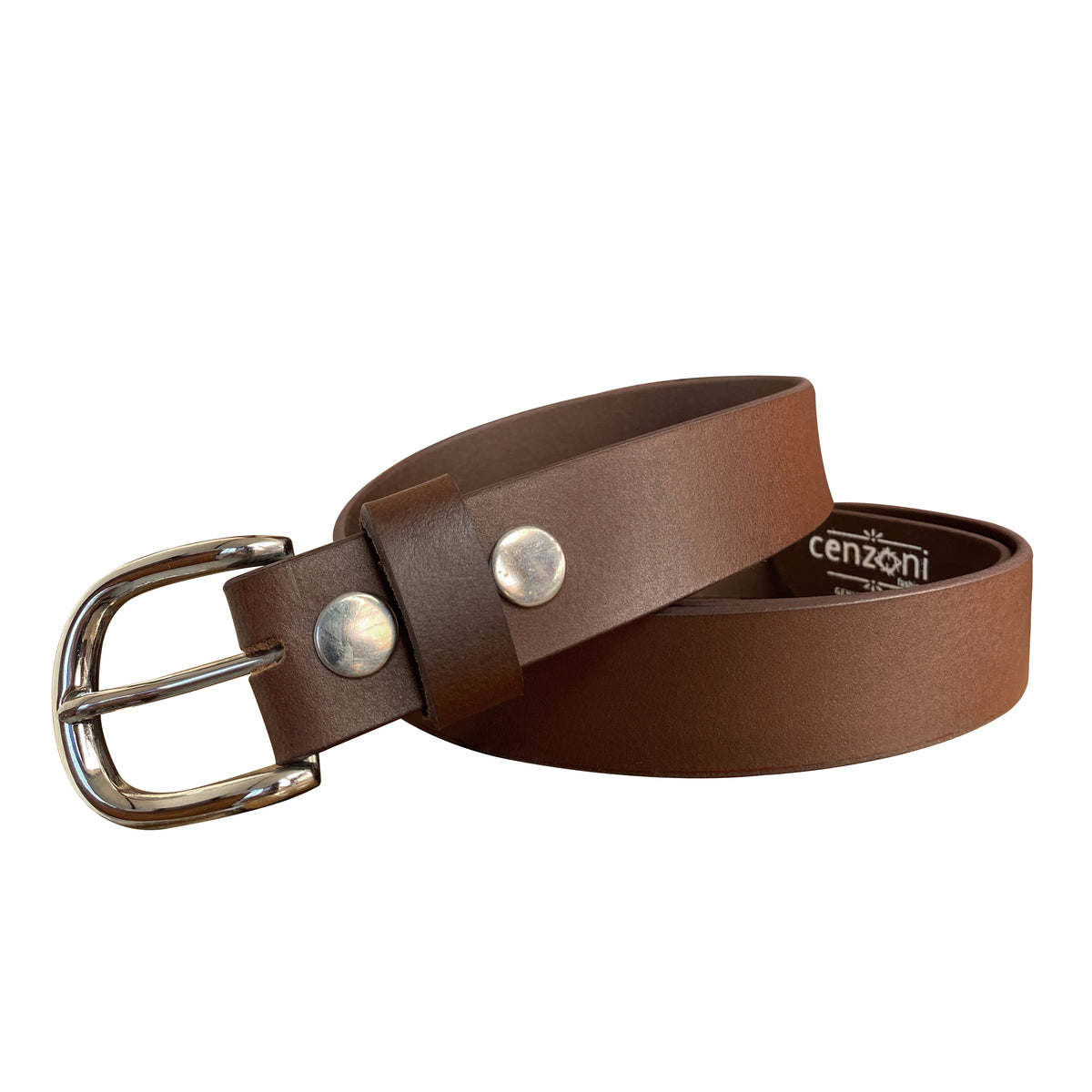 BOP1.5R(N) - Replaceable Buckle Leather Belt