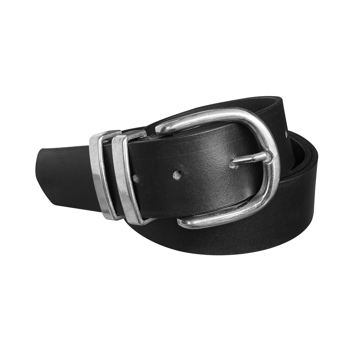 BOP1.75M(N) - Double Metal Loop Leather Belt