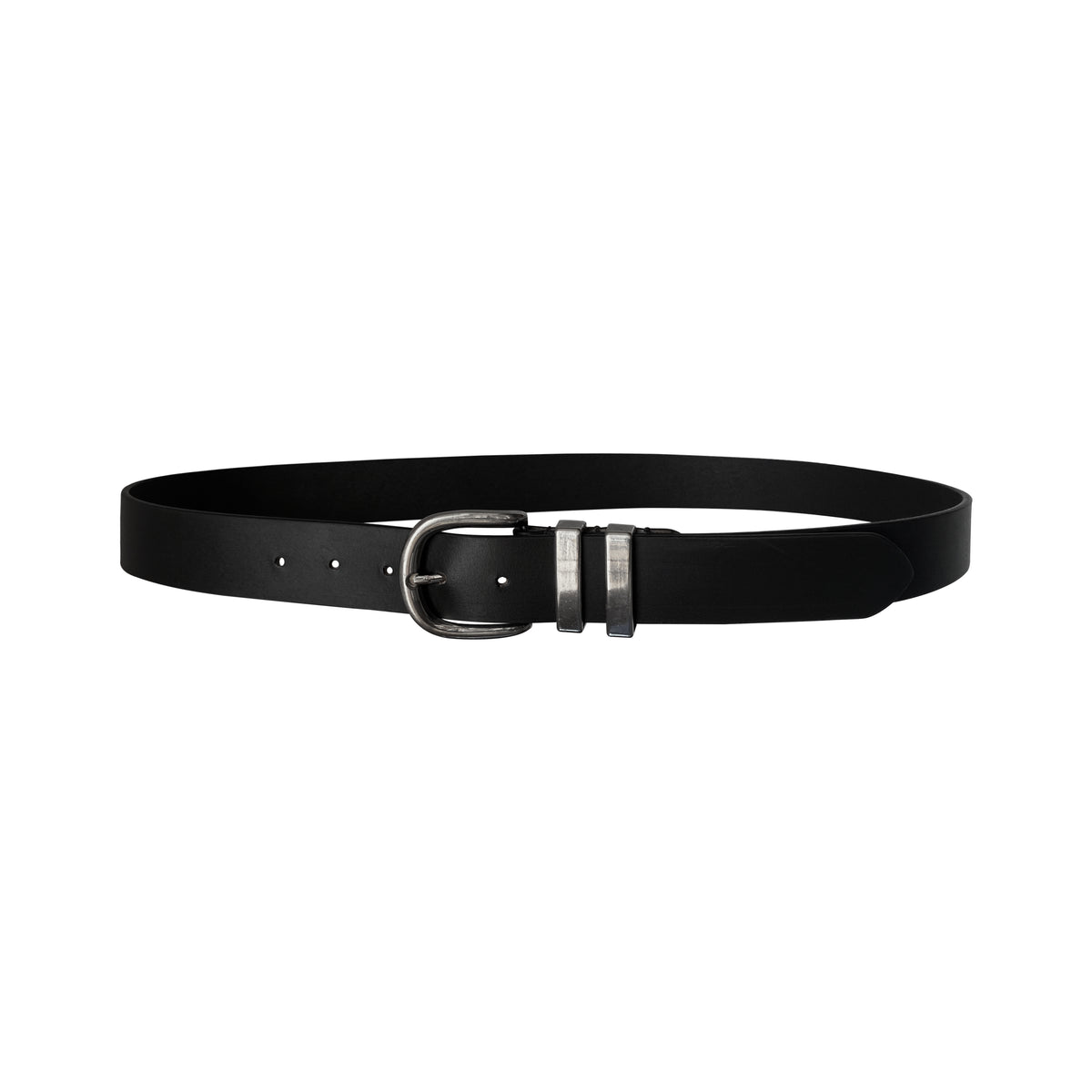 BOP1.75M(N) - Double Metal Loop Leather Belt
