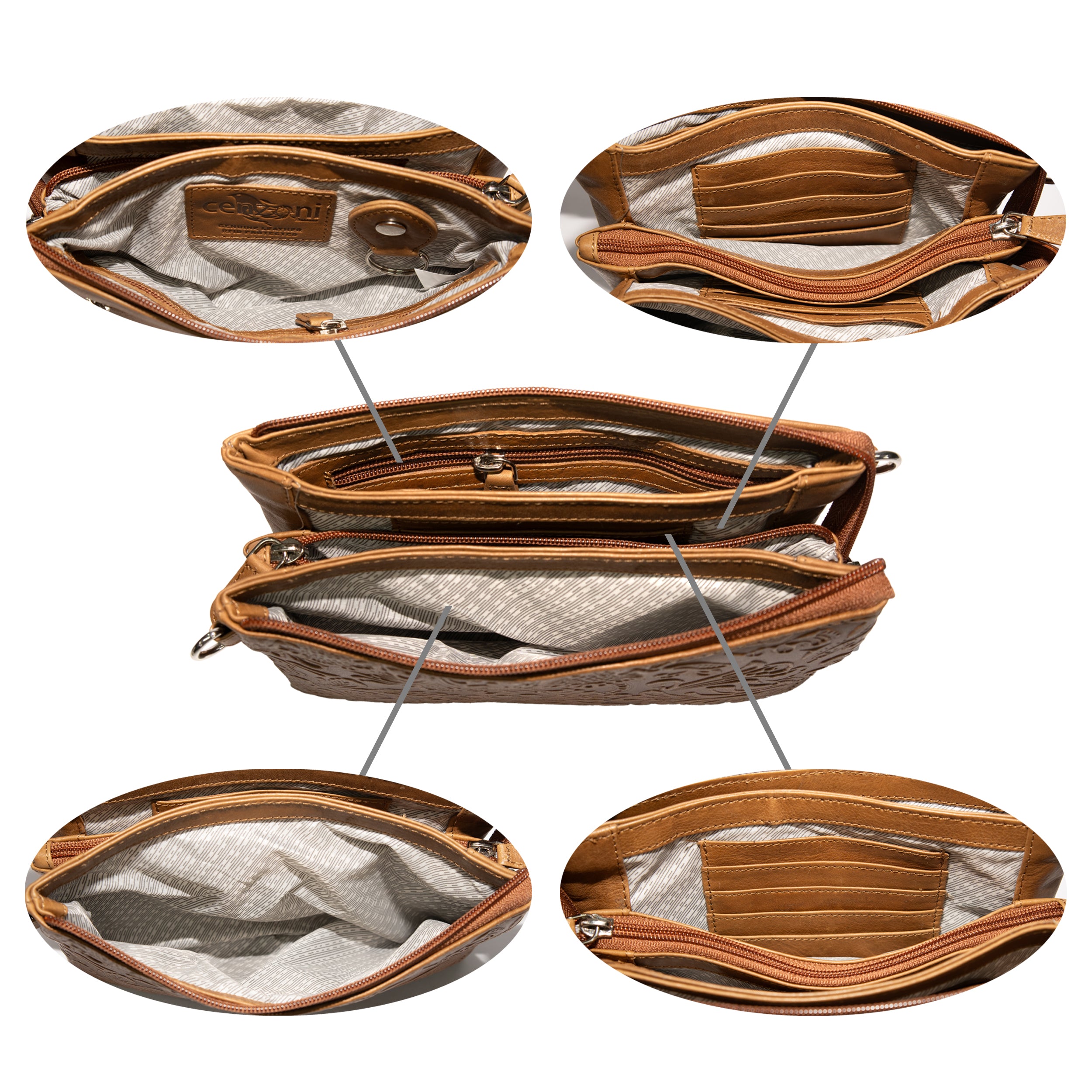 EOP821 ~ Small Floral crossbody bag