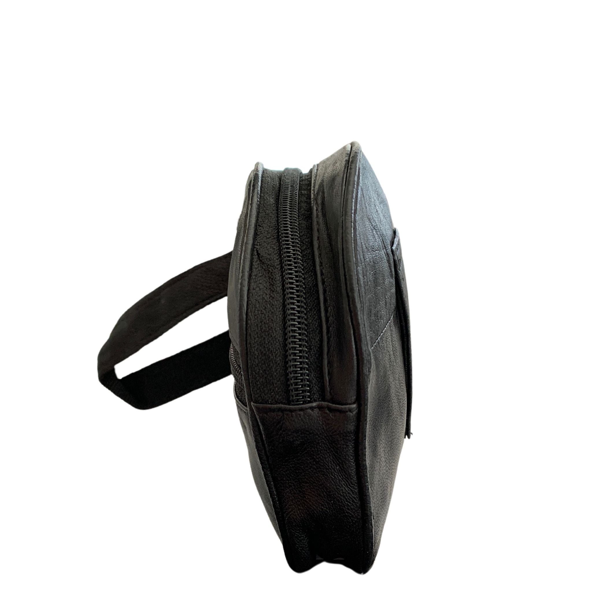 HCP02 ~ Black Sheepskin Coin Pouch