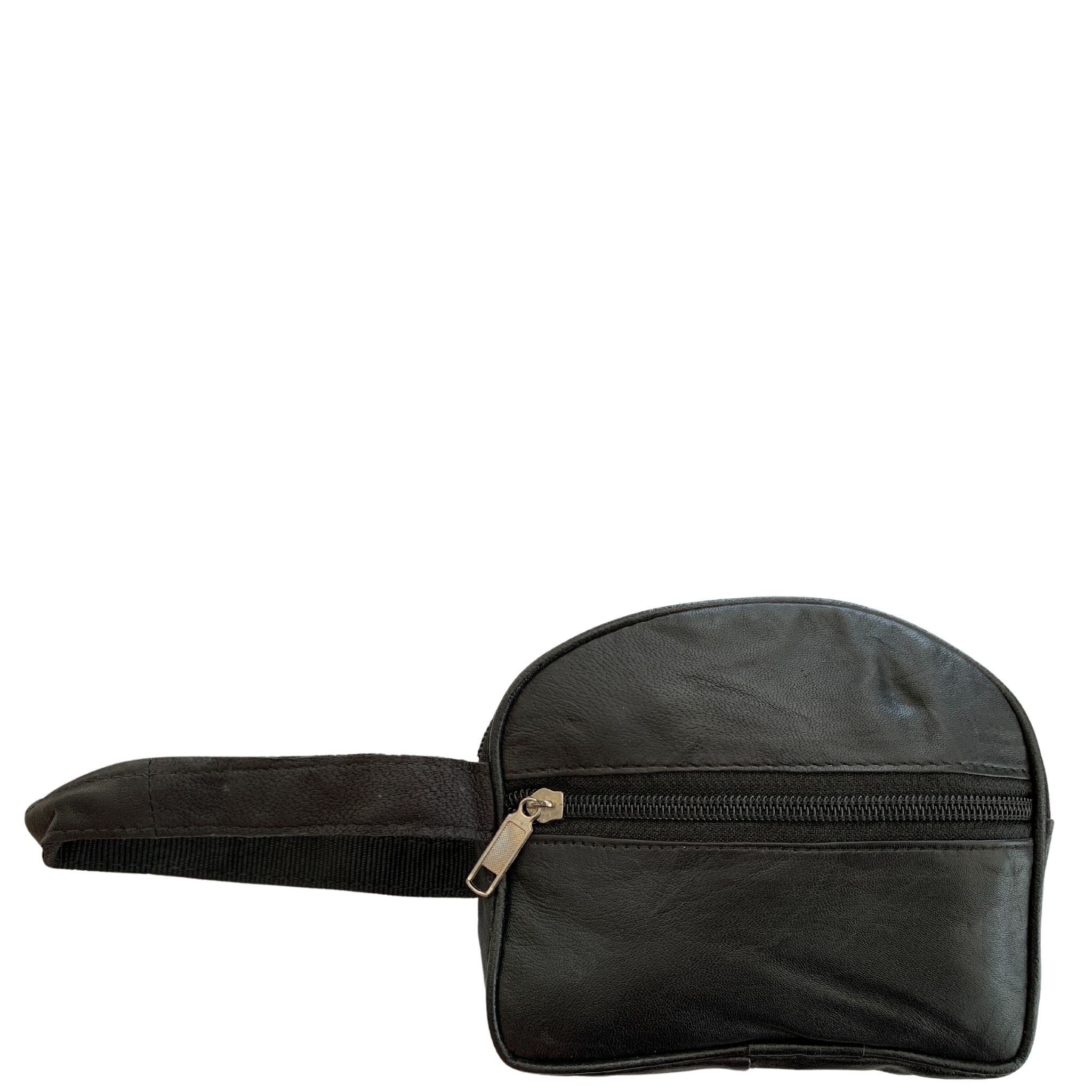 HCP02 ~ Black Sheepskin Coin Pouch