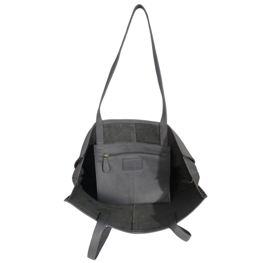HWL01(S) ~ Grey Medium Hairon Shoulder Bag