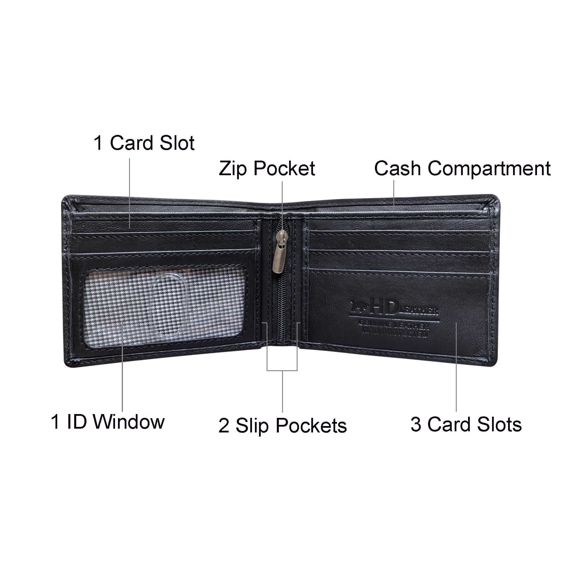 SMW01H ~ Sheepskin Men's Wallet