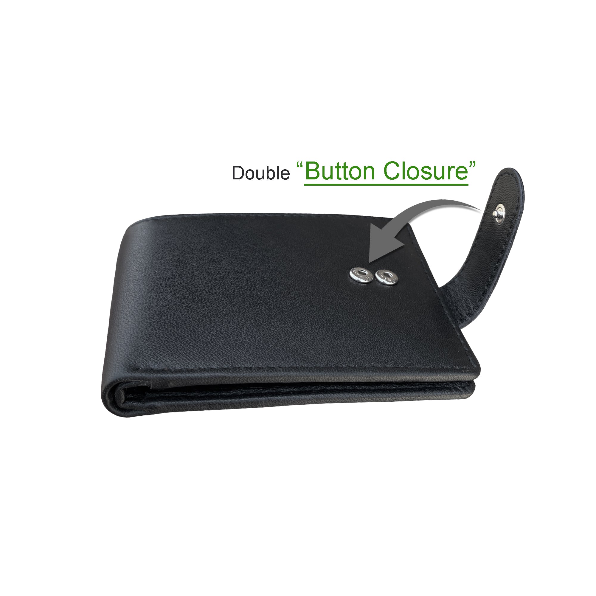 SMW01HL ~ Sheepskin Men's Tab Wallet