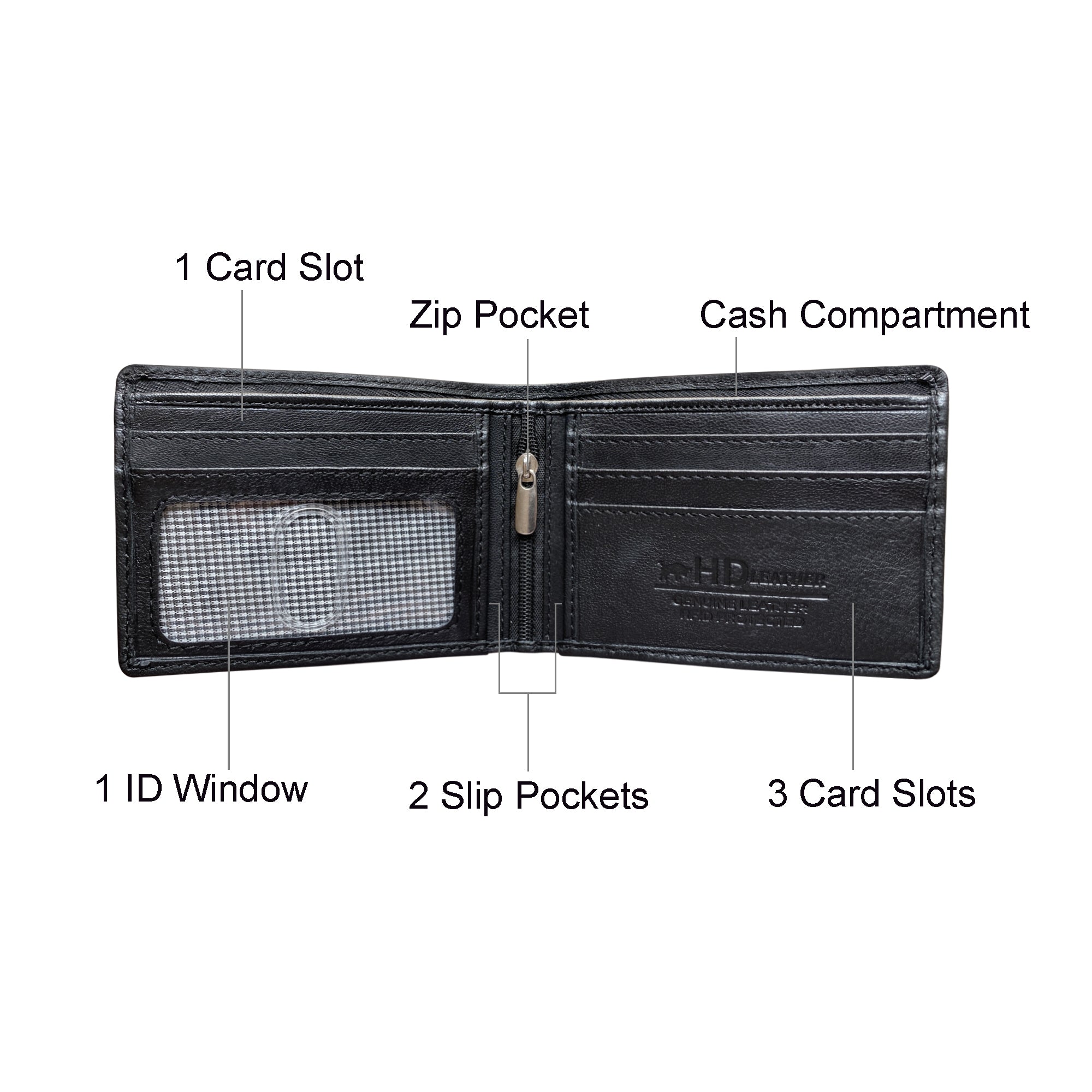 SMW01Z ~ Sheepskin Men's Wallet