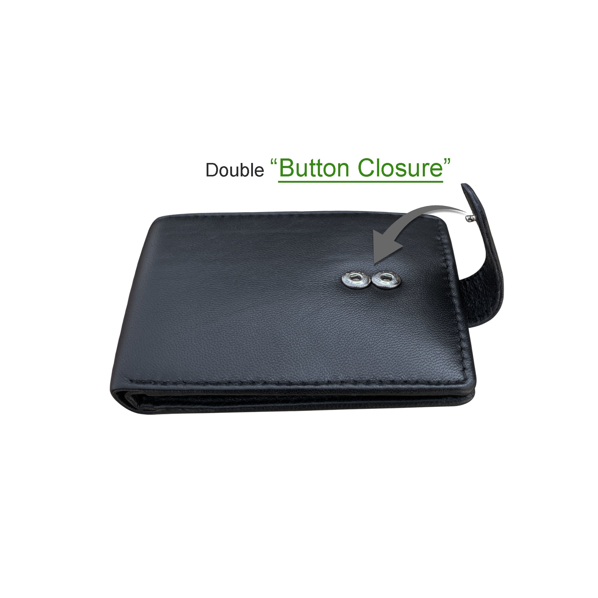 SMW01ZL ~  Tabbed Zip Compartment Wallet