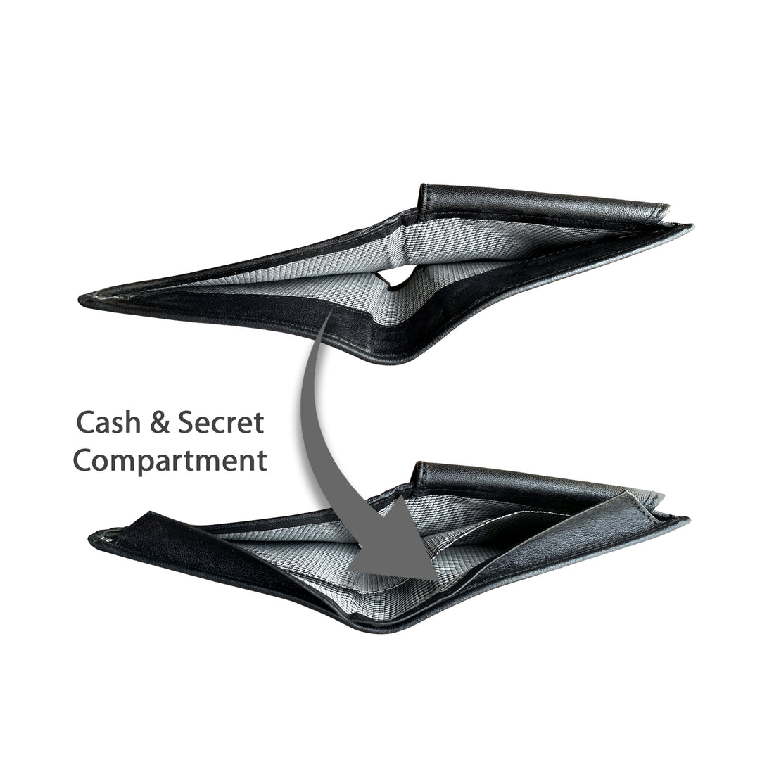 SMW02H ~ Hidden Compartment Wallet