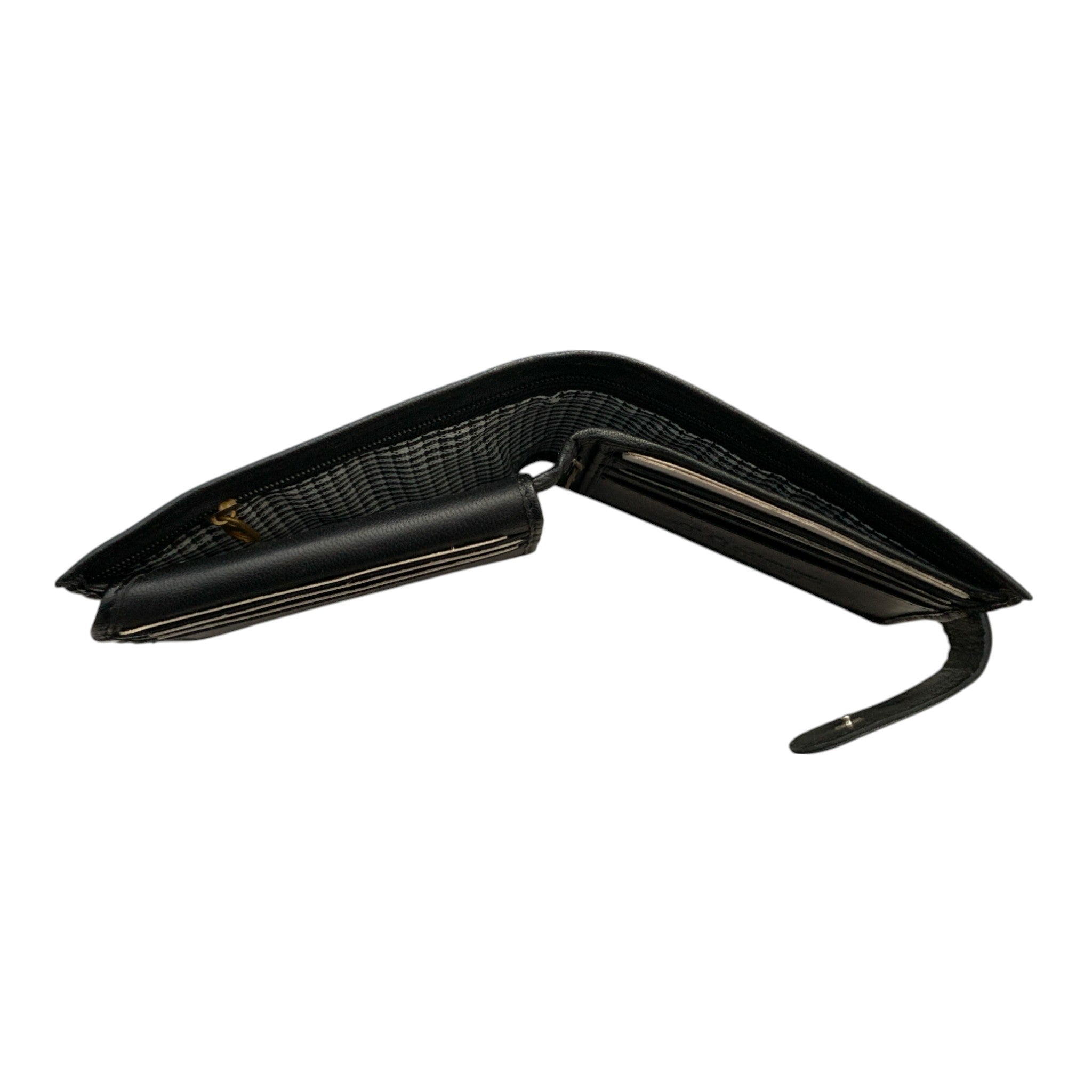 SMW02ZL ~ Sheepskin Men's Tab Wallet -  zippered note compartment