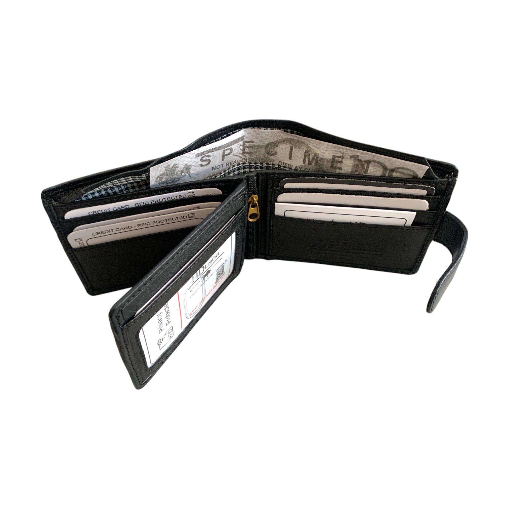 SMW03HL ~ Sheepskin Men's Tab Wallet