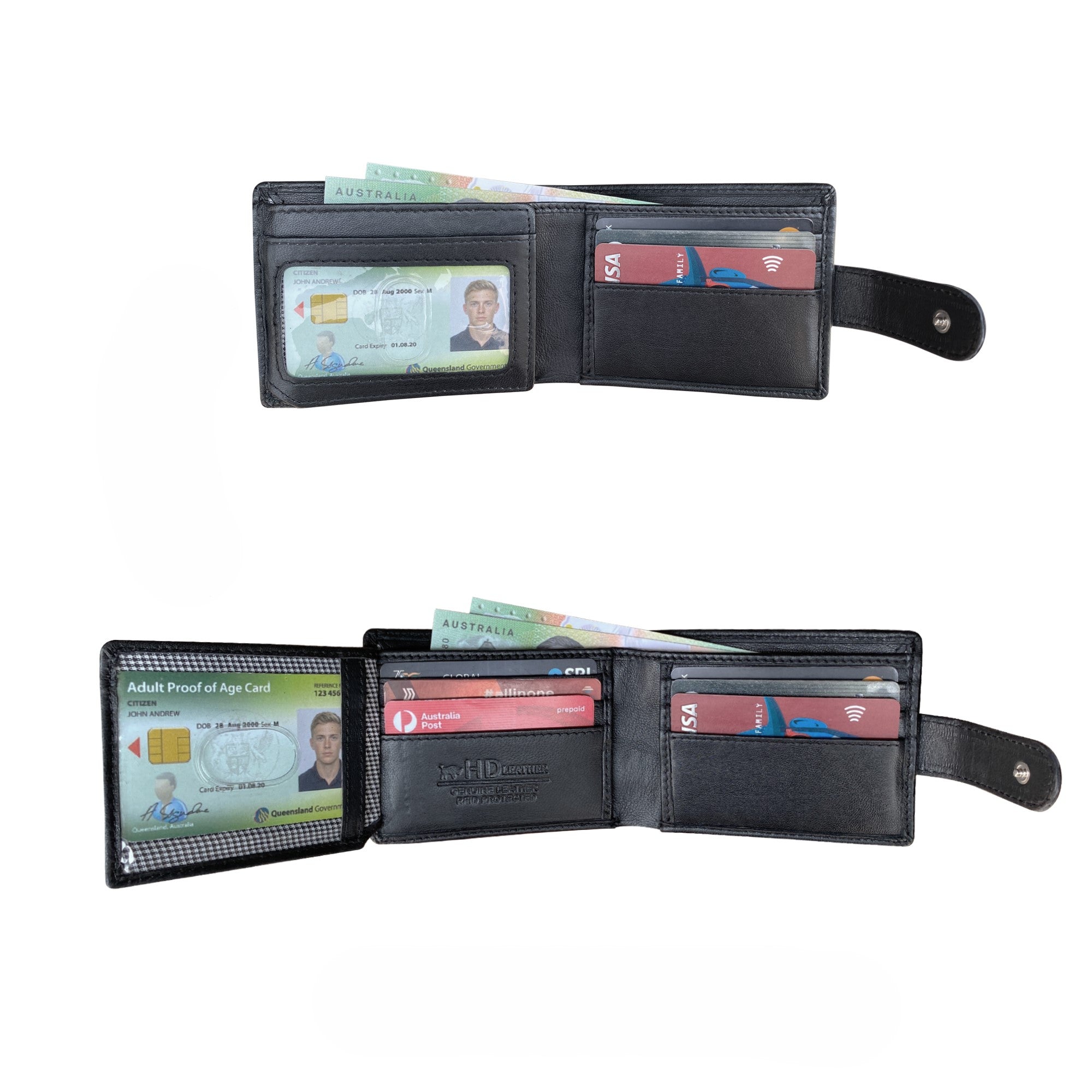 SMW04ZL ~ Sheepskin Men's Tab Wallet