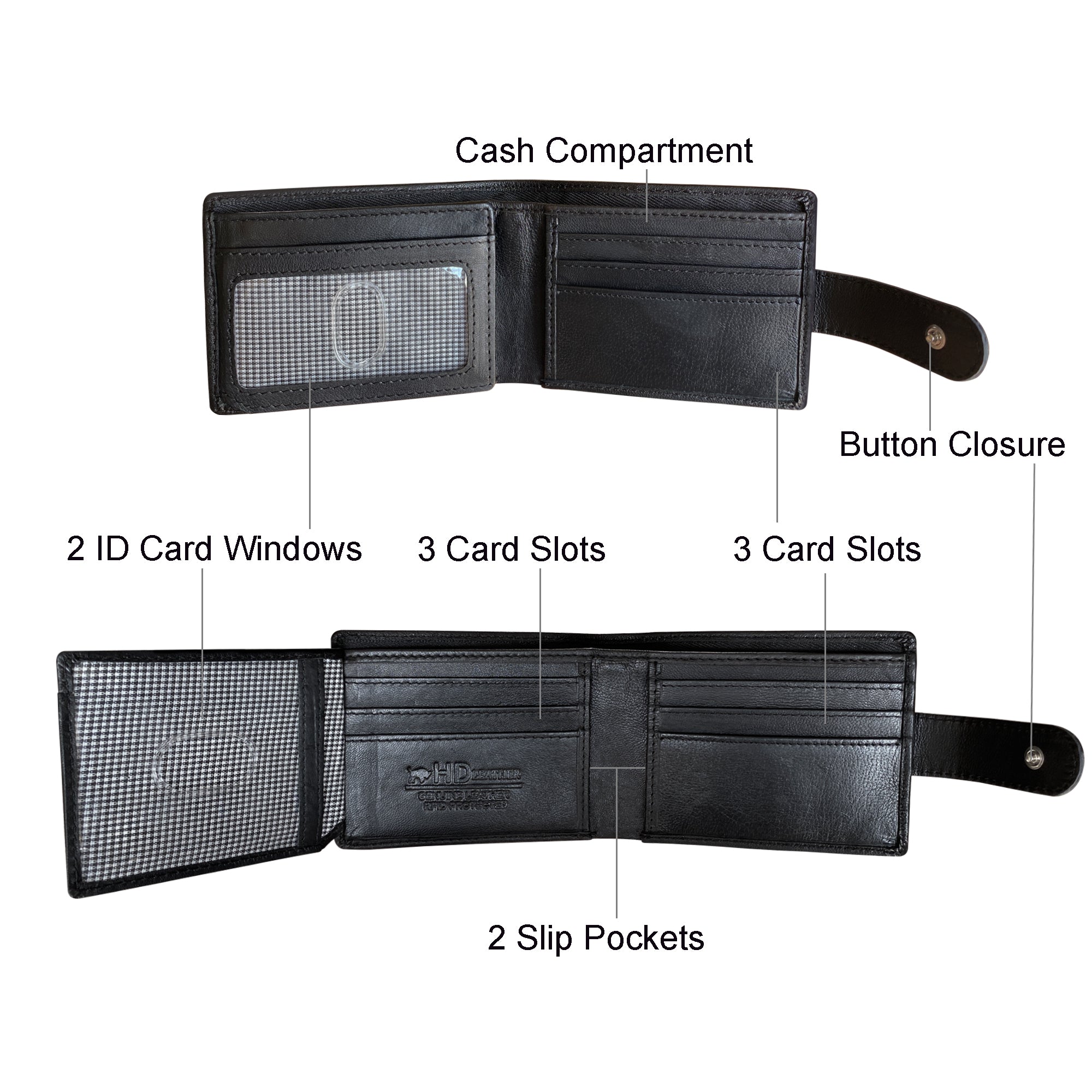 SMW04ZL ~ Sheepskin Men's Tab Wallet