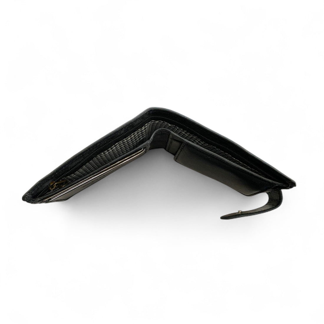 SMW05ZL ~ Sheepskin Men's Tab Wallet - zippered note compartment