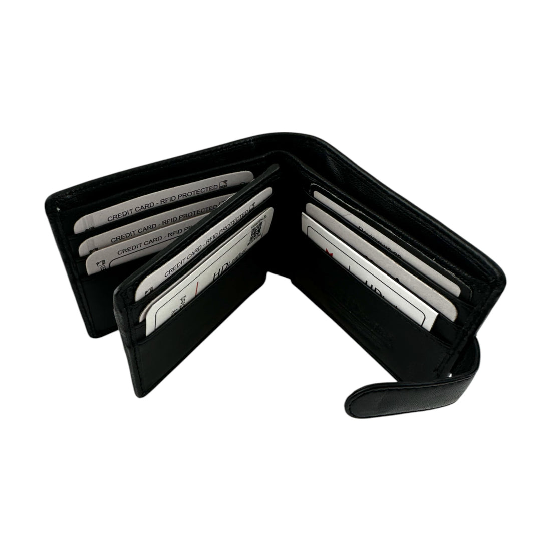 SMW06HL ~ Sheepskin Men's Snap Tab Wallet