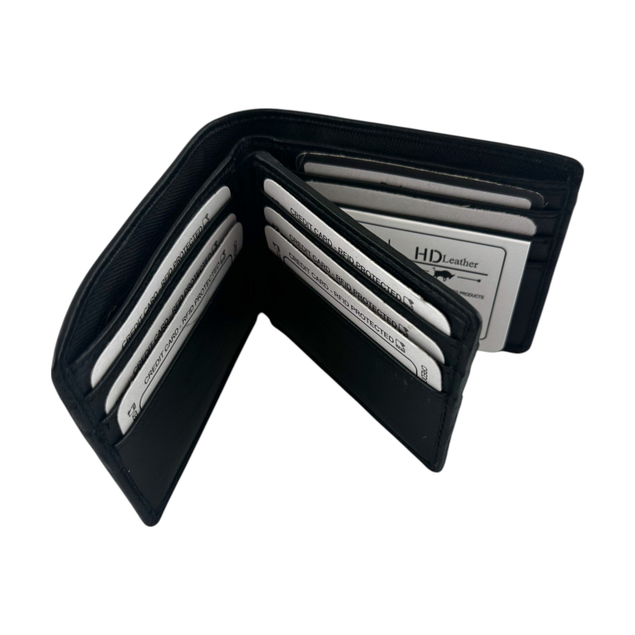 SMW06Z ~ Sheepskin Men's Wallet - zippered note compartment