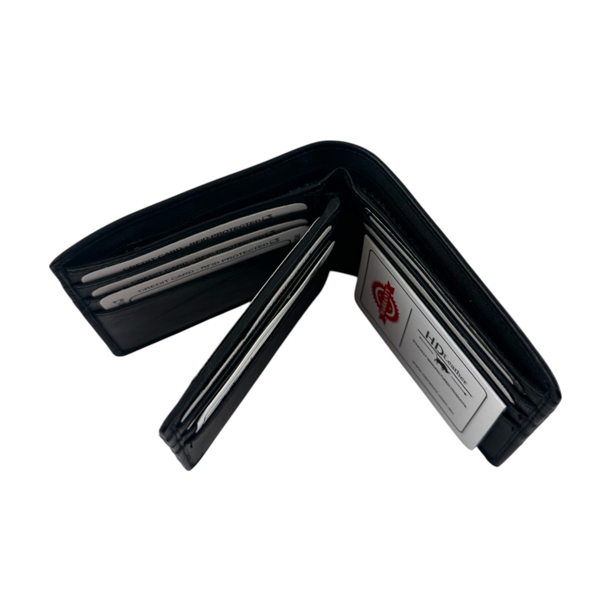 SMW06Z ~ Sheepskin Men's Wallet - zippered note compartment