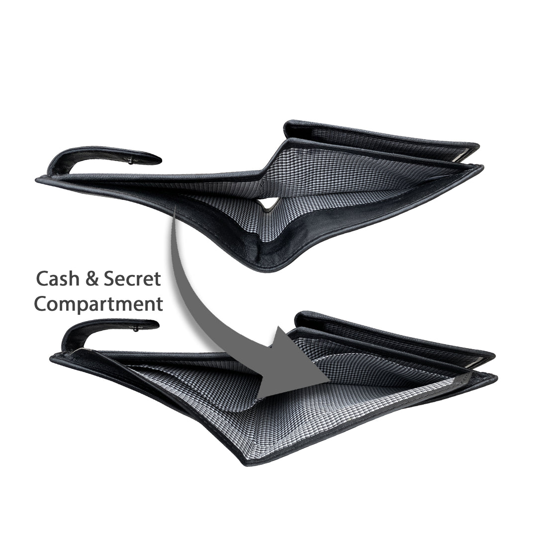 SMW07HL ~ Sheepskin Men's Tab Wallet