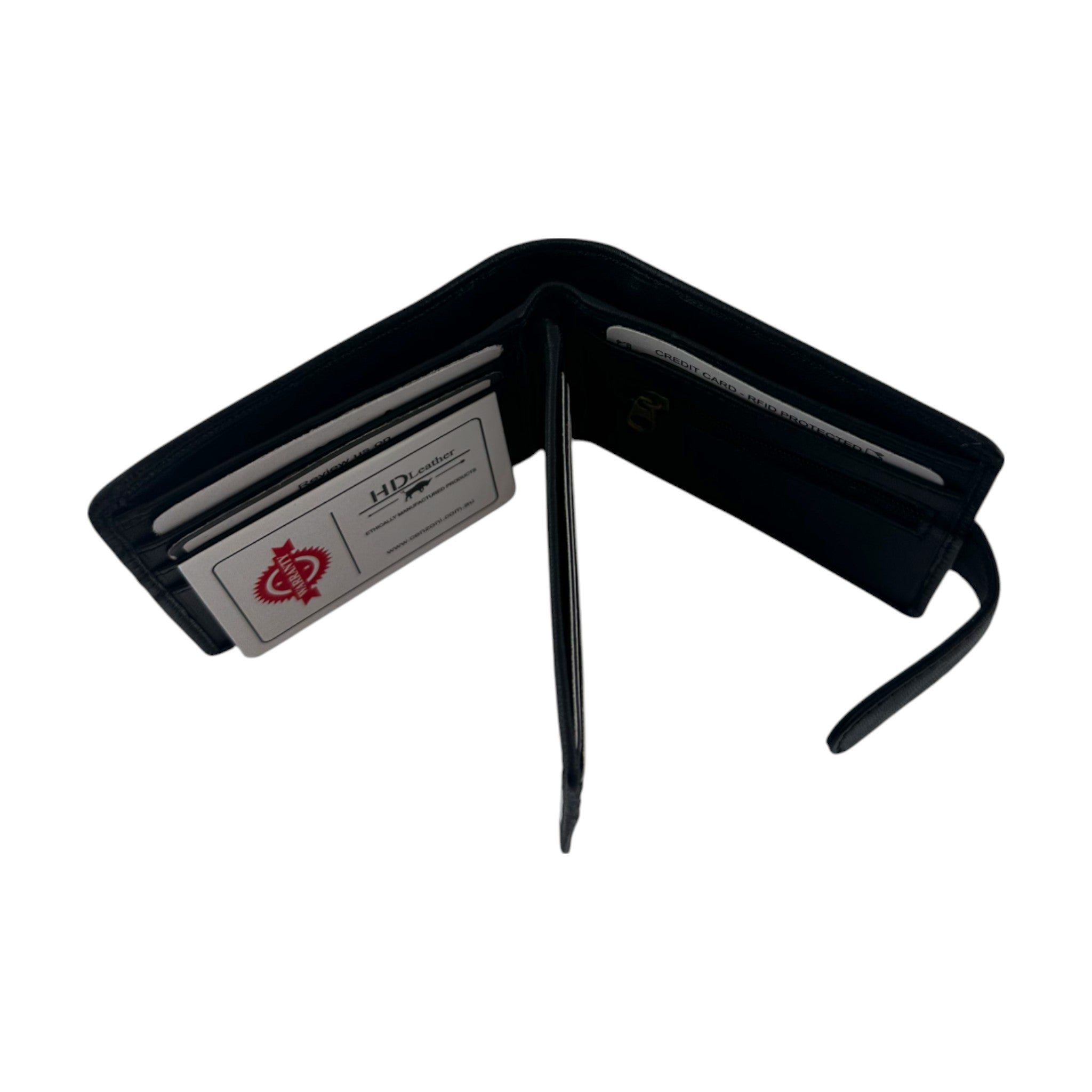 SMW07HL ~ Sheepskin Men's Snap Tab Wallet