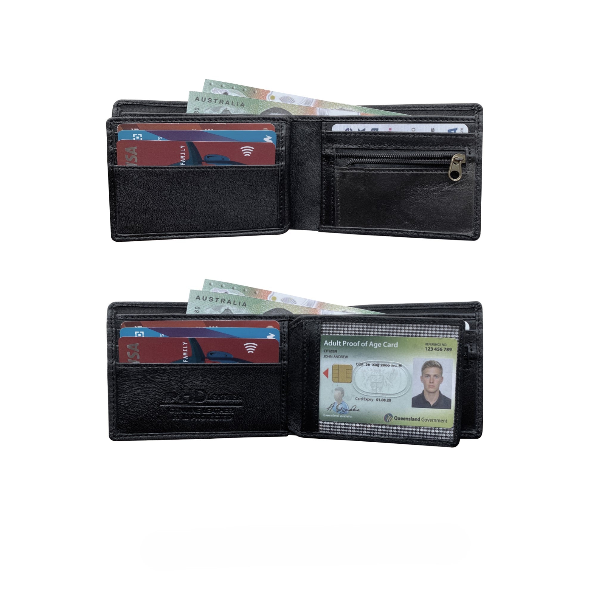 SMW07Z ~ Sheepskin Men's Wallet