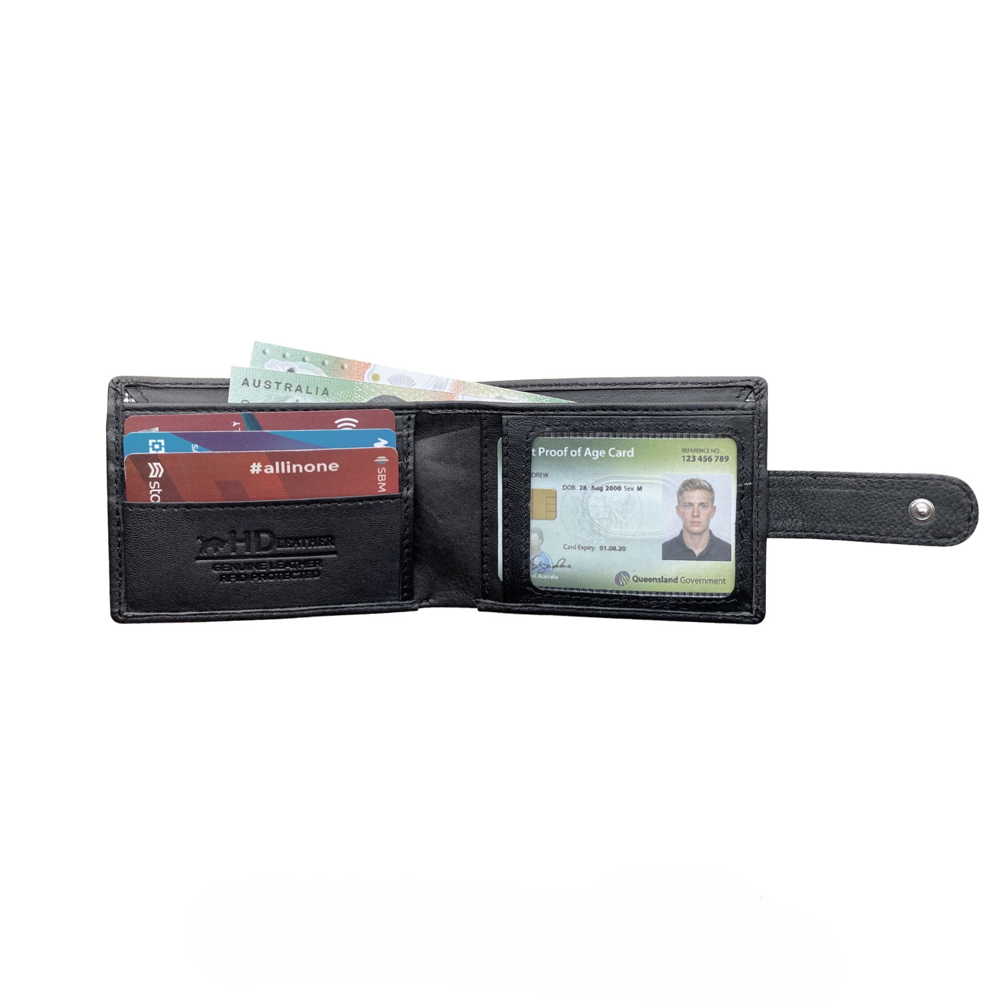 SMW08HL ~ Sheepskin Men's Tab Wallet