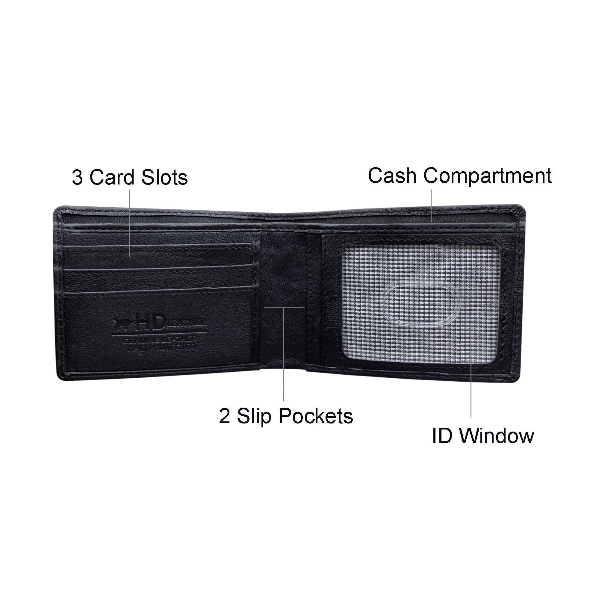 SMW08Z ~ Sheepskin Men's Wallet