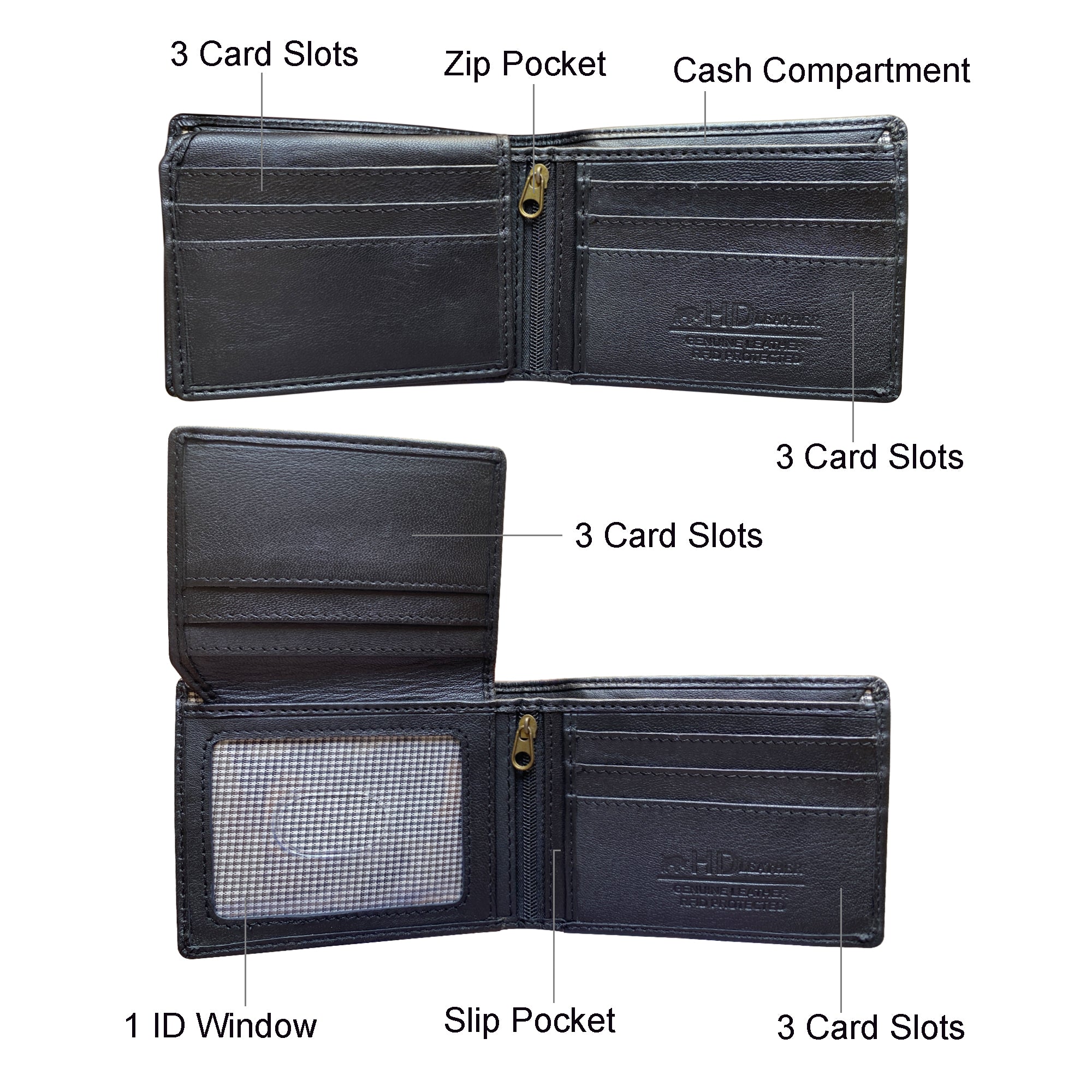 SMW09H ~ Sheepskin Men's Wallet