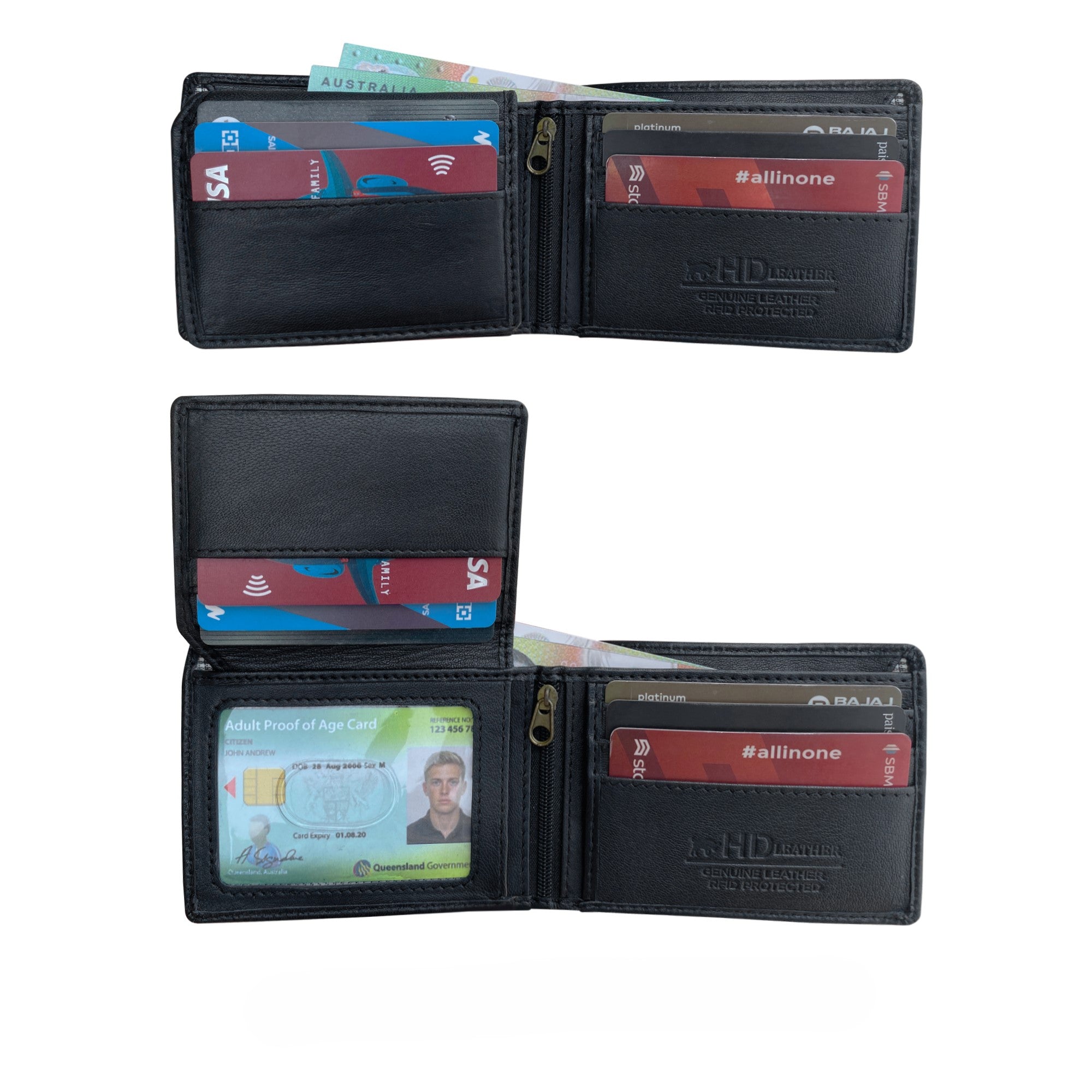 SMW09H ~ Sheepskin Men's Wallet
