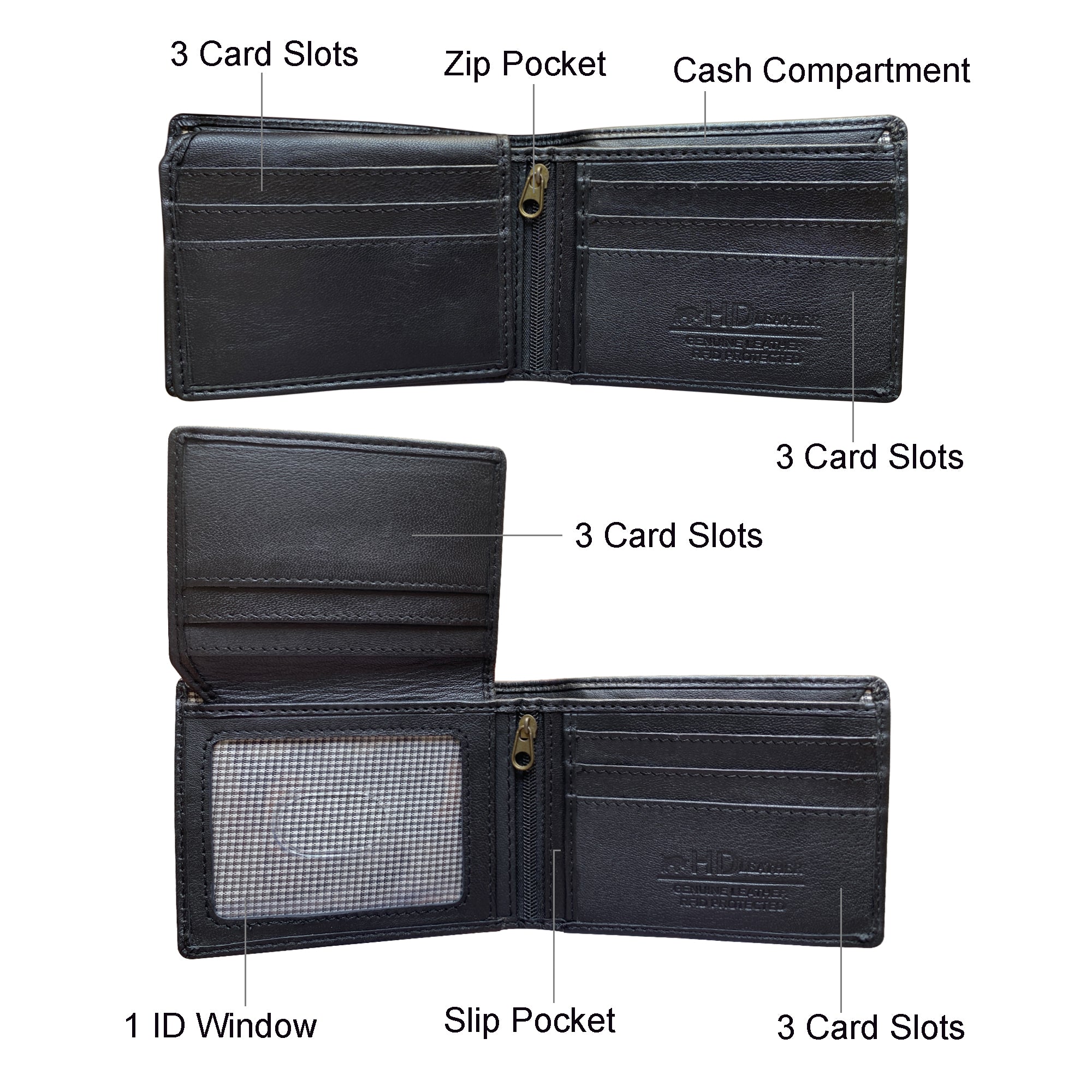 SMW09Z ~ Sheepskin Men's Wallet