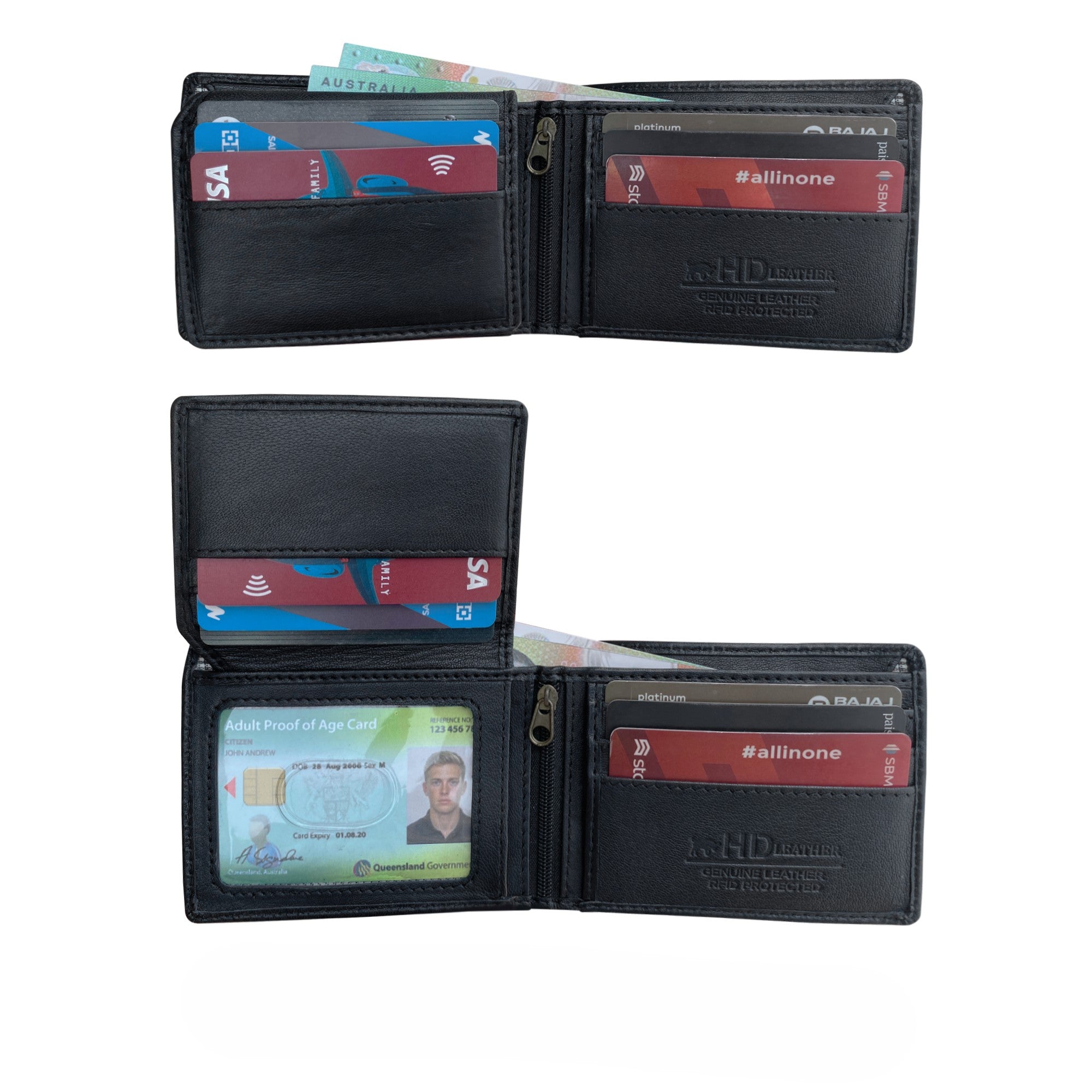 SMW09Z ~ Sheepskin Men's Wallet