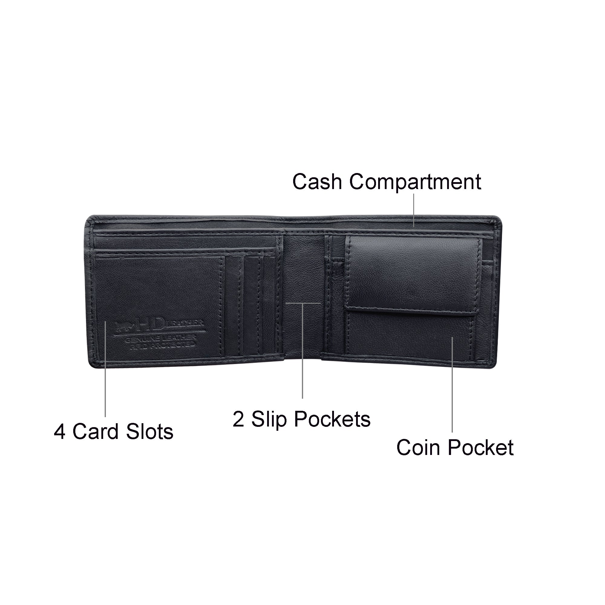 SMW13H ~ Sheepskin Men's Wallet