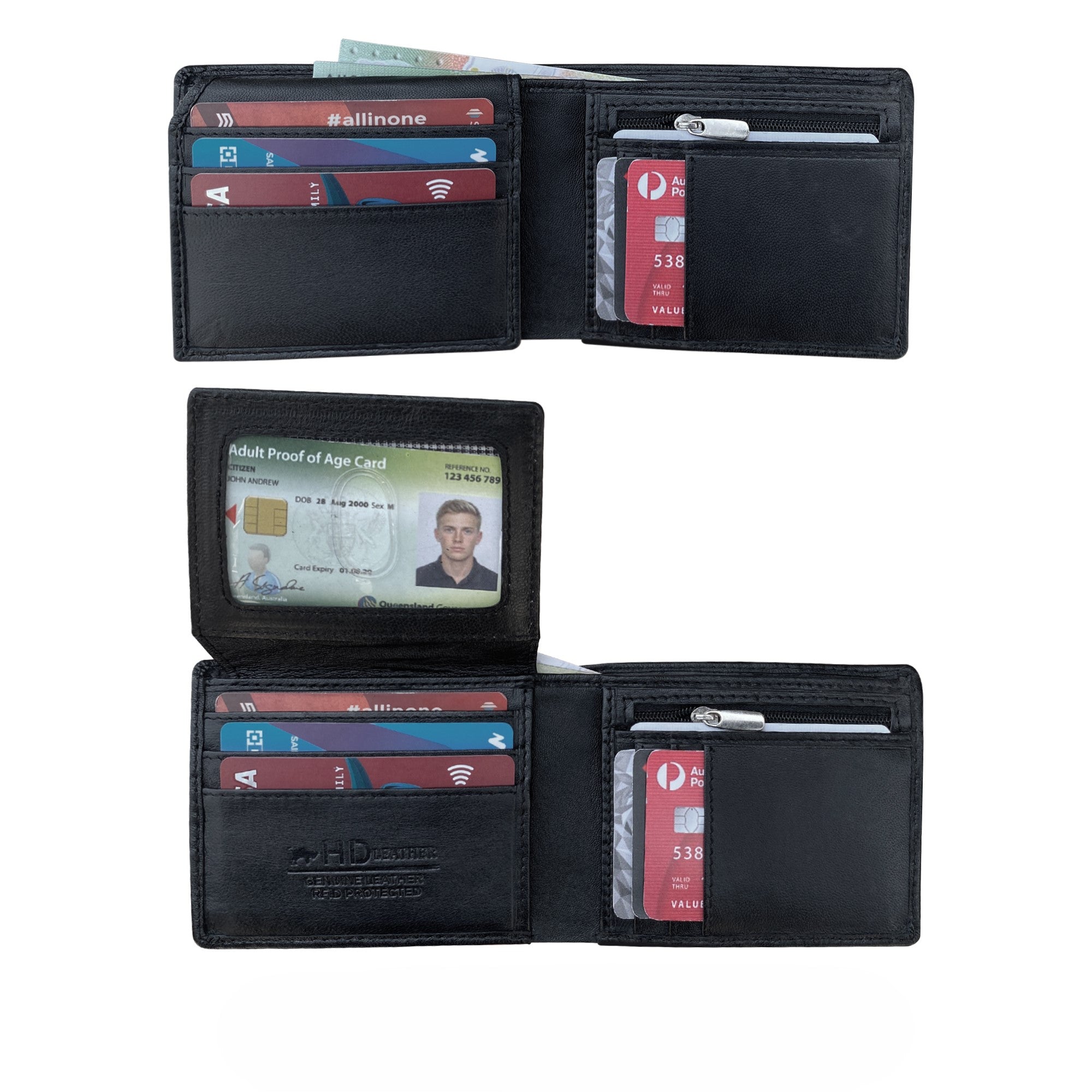 SMW16H ~ Sheepskin Men's Wallet