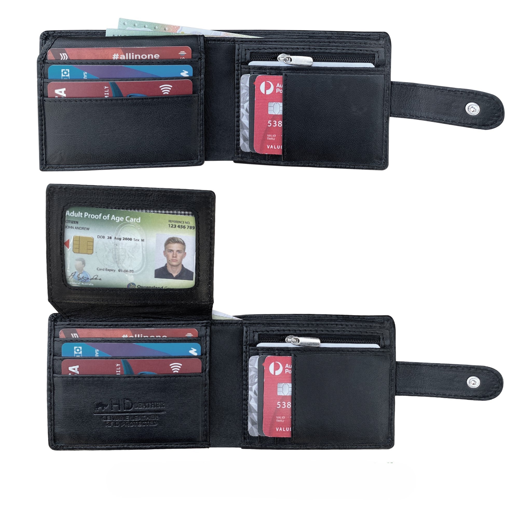 SMW16HL ~ Sheepskin Men's Wallet