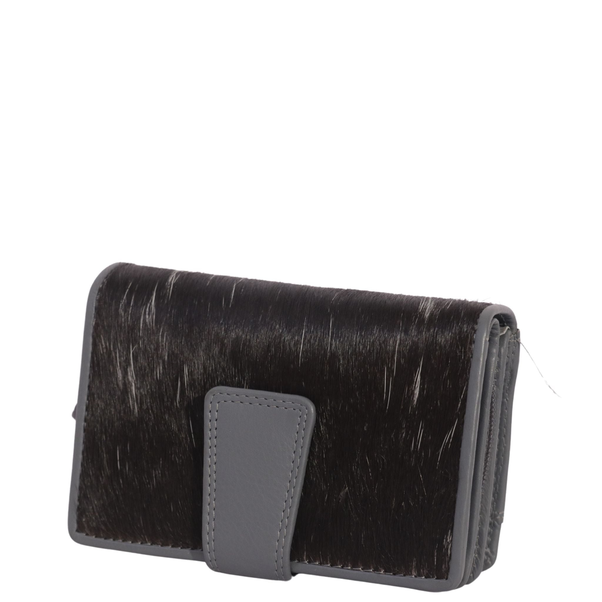 ZH9739 ~  Grey Hairon Ladies Purse
