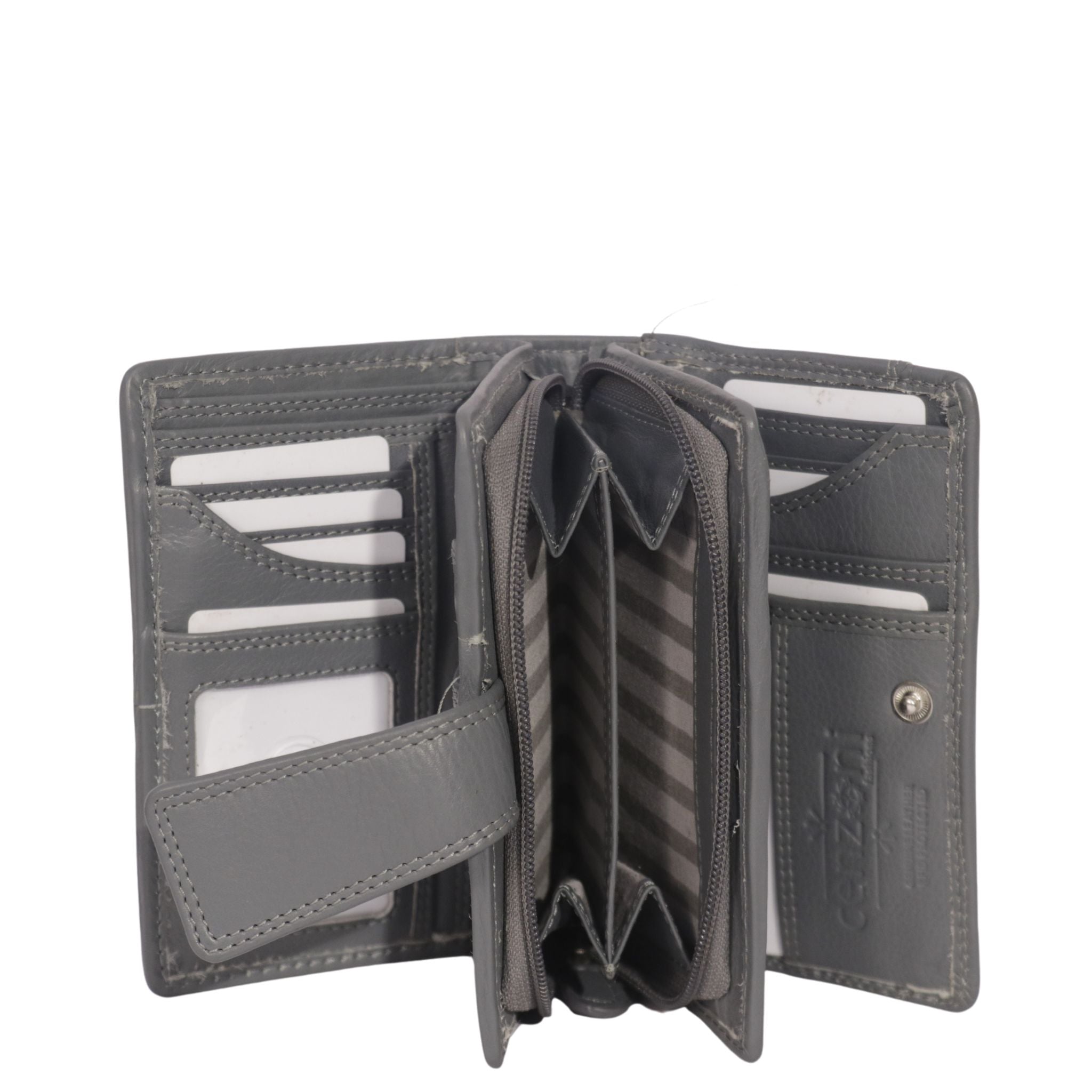 ZH9739 ~  Grey Hairon Ladies Purse