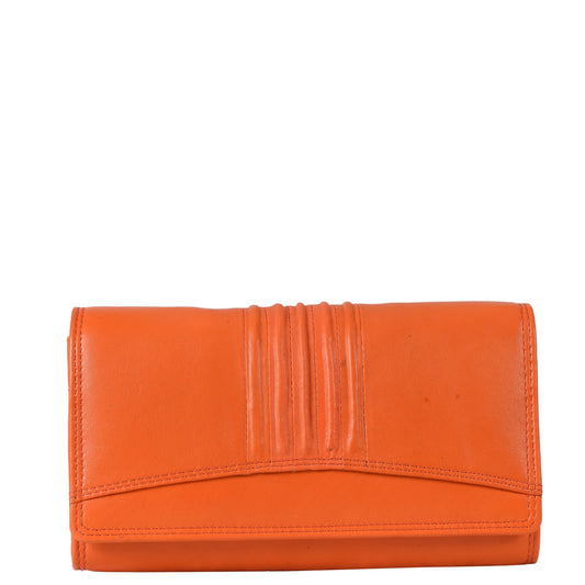 ZLW001A ~ Long Plain Leather Wallet