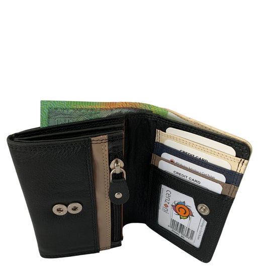 ZMX01 ~ Multicoloured Small Ladies Wallet
