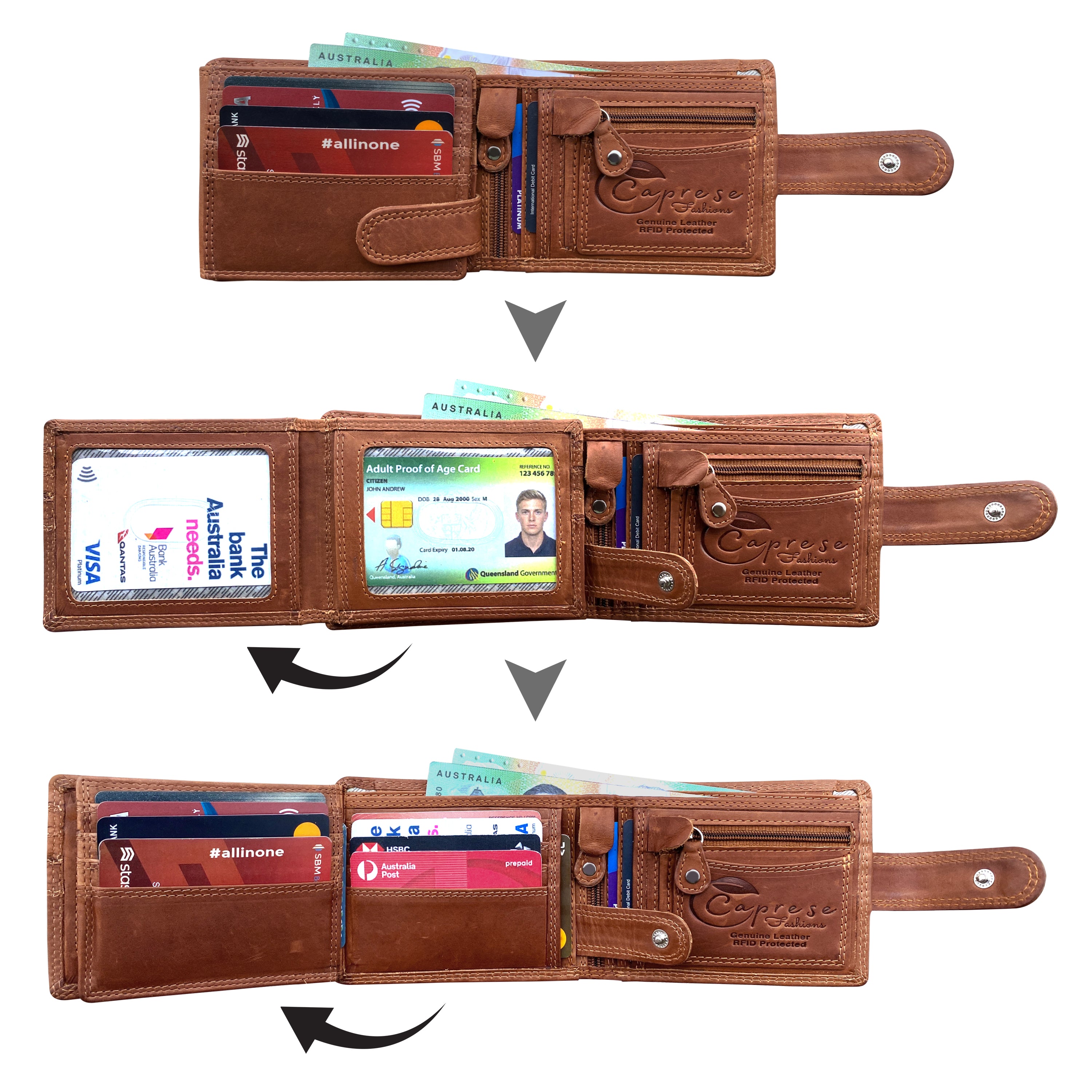 ZOPMW11L ~ Men's Tab Wallet